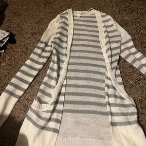 Stripe cardigan